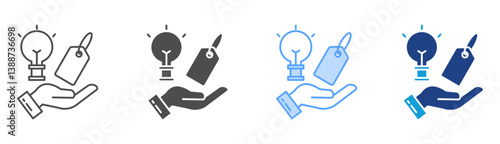 Branding Icon Set Multiple Style Collection