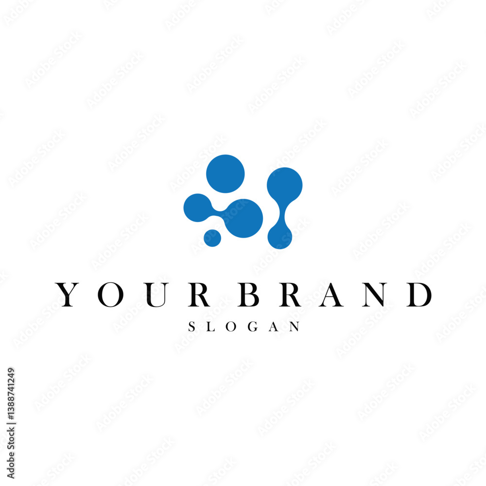 cell neuron technology logo design illustration data simple abstract modern template brand product cell neuron technology logo design illustration data simple abstract modern template brand product
