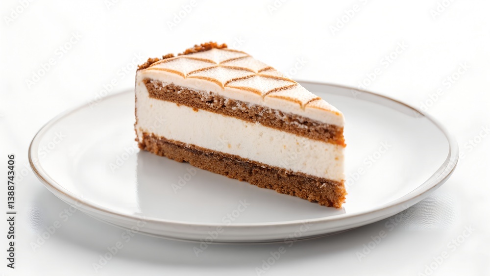 piece of cake on a plate piece of cake on a plate