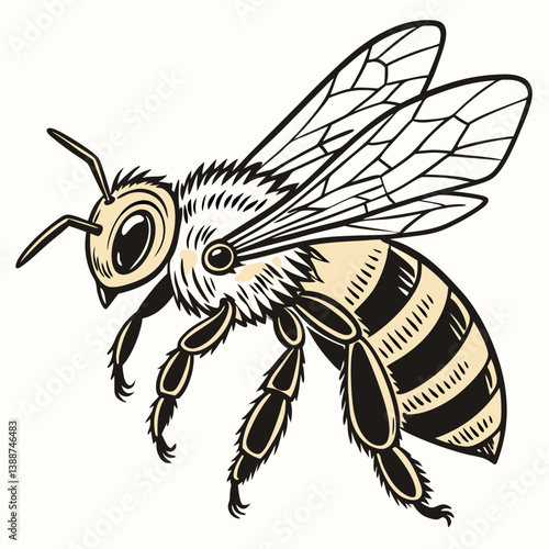 bee vector illustration