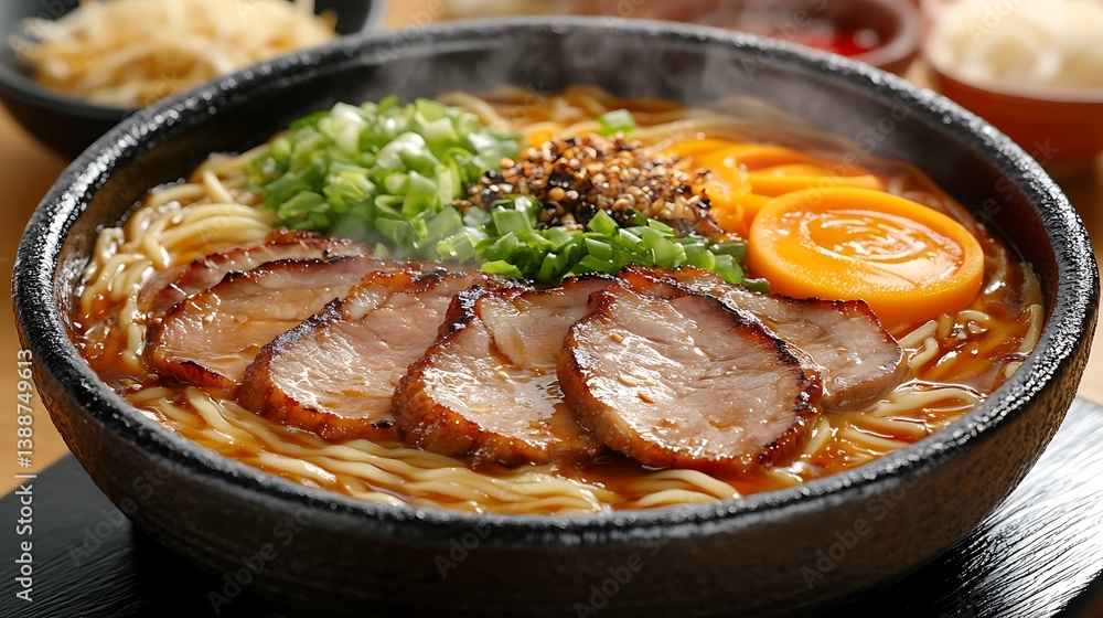 Japanese Ramen Bowl with Pork Japanese Ramen Bowl with Pork