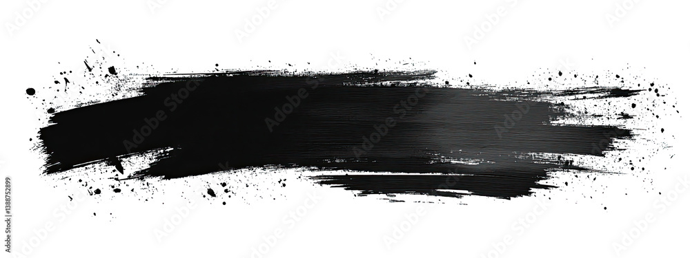 Abstract Dark Brush Stroke Abstract Dark Brush Stroke