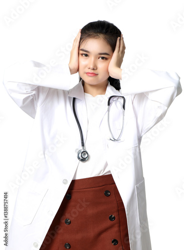 young woman doctor