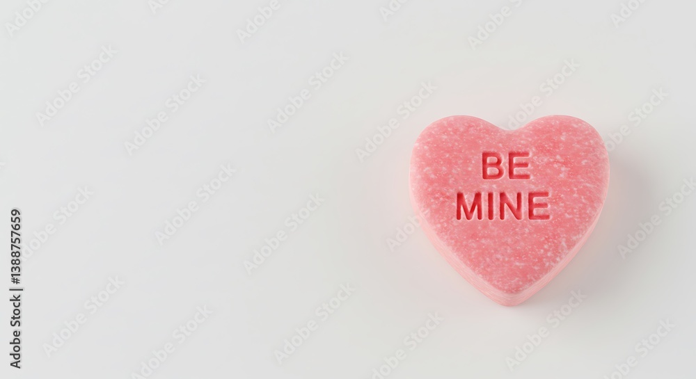 Fototapeta premium Pink Candy Heart: Sweet 