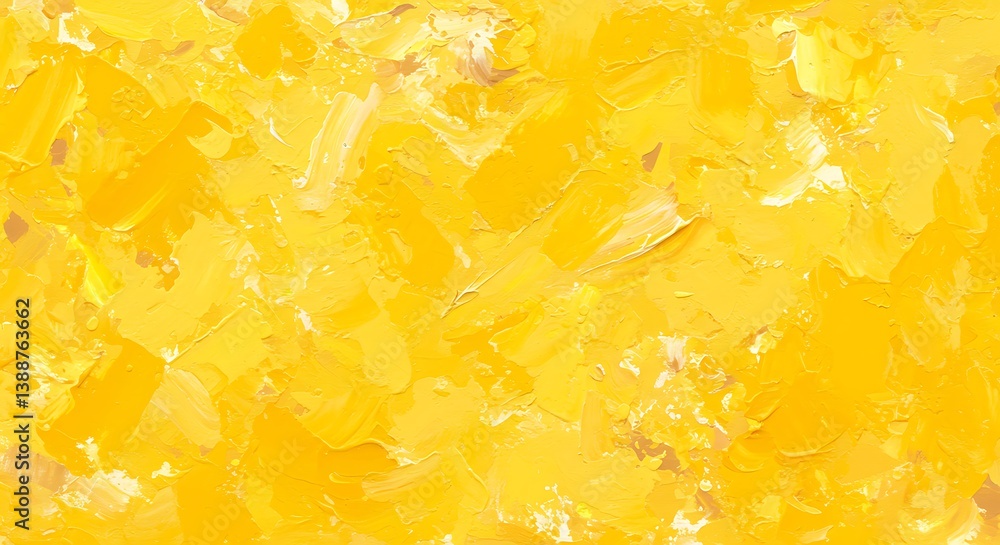 Golden Abstract: Vibrant Yellow Hues AI Generated Golden Abstract: Vibrant Yellow Hues AI Generated