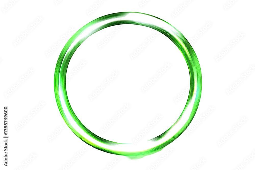 Abstract Green Circle Abstract Green Circle