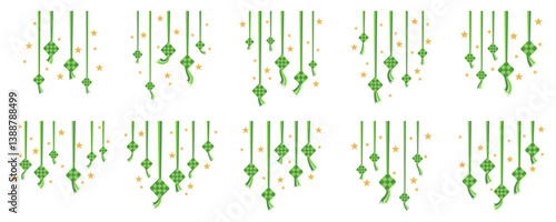 Ramadan Ketupat Hanging Border Decoration Set