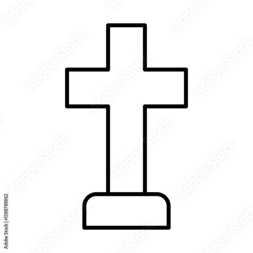 cross line icon