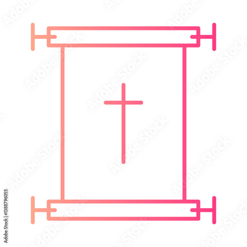 scroll gradient icon