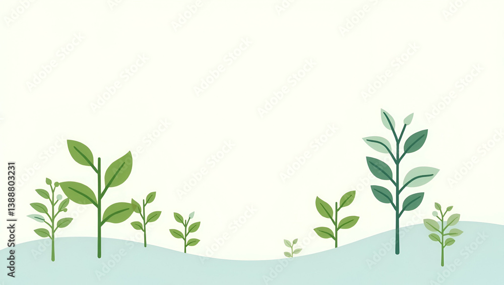 Flat Minimalist Wallpaper Design: Abstract Organic Patterns & Futuristic Digital Overlays for Space Agriculture and Hydroponics - Perfect for Corporate Branding in Agricultural Innovation Flat Minimalist Wallpaper Design: Abstract Organic Patterns & Futuristic Digital Overlays for Space Agriculture and Hydroponics - Perfect for Corporate Branding in Agricultural Innovation