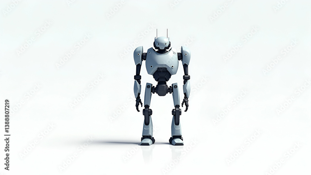 Futuristic Flat Wallpaper Art: Bipedal Robots in Vast Spaces - Cute Vector Illustrations of Advanced Two-Legged Robotics Showcasing Modern Design and Dynamic Movement for Professional Stock Photos Futuristic Flat Wallpaper Art: Bipedal Robots in Vast Spaces - Cute Vector Illustrations of Advanced Two-Legged Robotics Showcasing Modern Design and Dynamic Movement for Professional Stock Photos