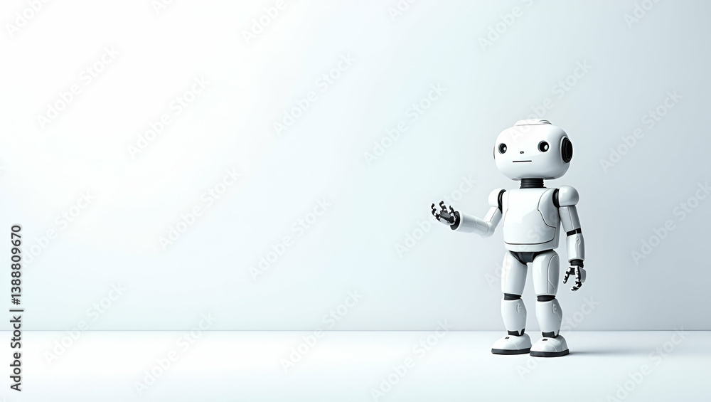 Fototapeta premium Explore flat wallpaper artwork showcasing refined minimalist design, highlighting AI in industrial automation and innovative digital interfaces.