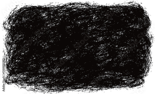 筆墨で描いた黒色テクスチャ 抽象的
