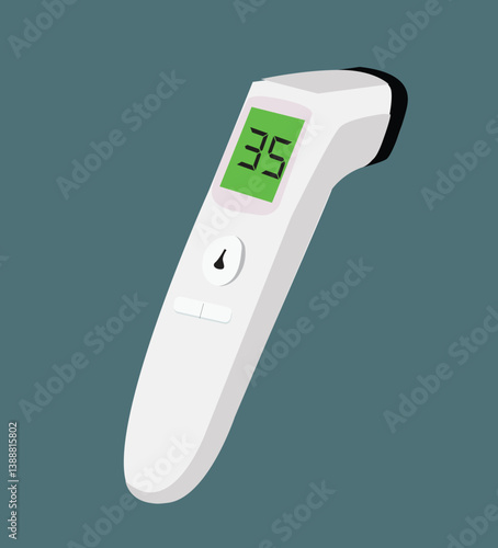 body temperature check tool.Thermometers Gun Isometric Medical Digital Non Contact Infrared Sight Handheld Forehead Readings.
