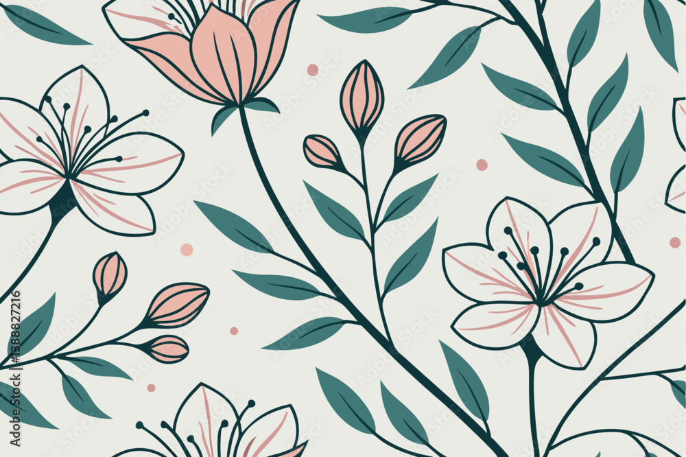 Fototapeta premium Vector art deco leaves luxury background elegant design.