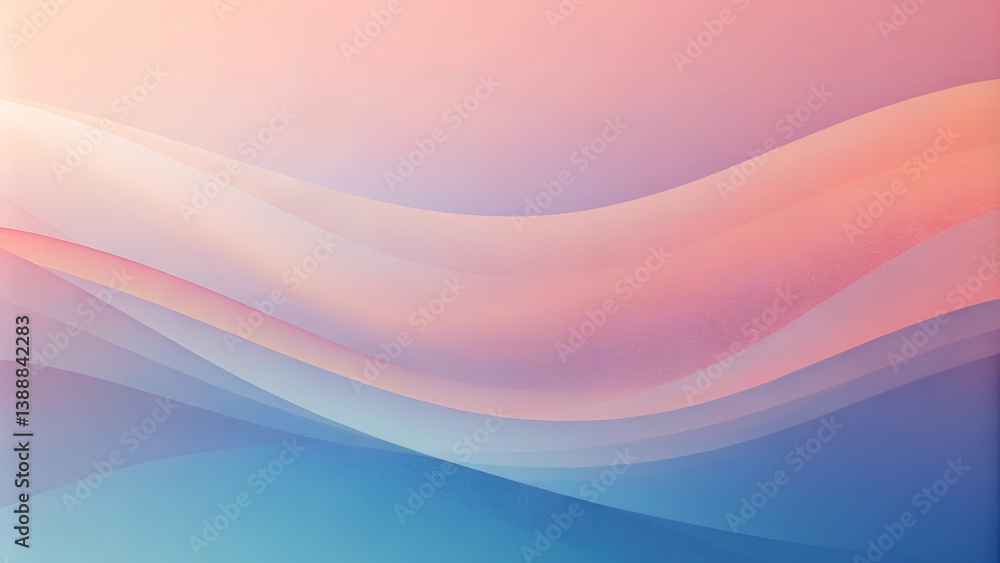 Naklejka premium Abstract Pastel Gradient Background. Minimalist Art Wallpaper