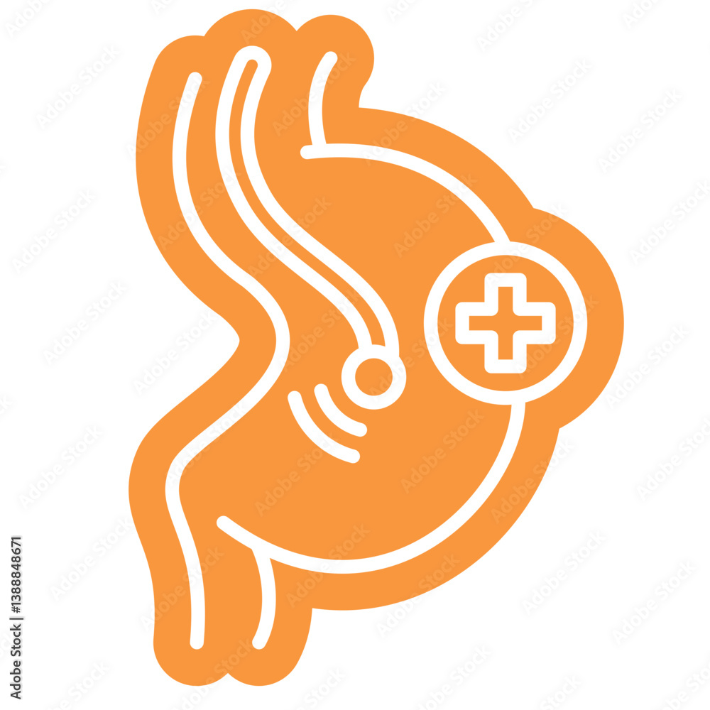 Fototapeta premium Endoscopy symbol