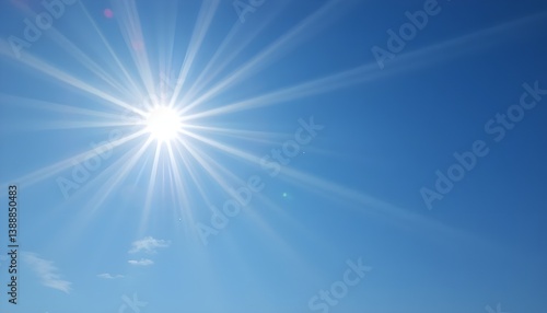 Wallpaper Mural Shiny Blue Sunrays Casting a Cool Winter Sunlight Background for Fresh, Crisp Winter Designs Torontodigital.ca