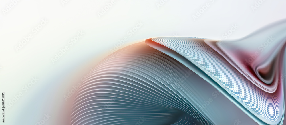 Fototapeta premium Swirling Light Abstract in Soft Hues Creating a Mesmerizing Background