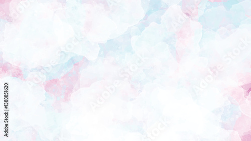 Abstract Fantasy smooth light sky-blue texture background.