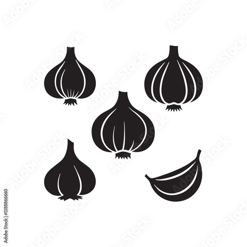 vector illustration of onion