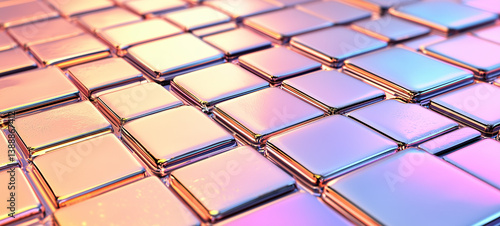 Abstract metallic seamless pattern