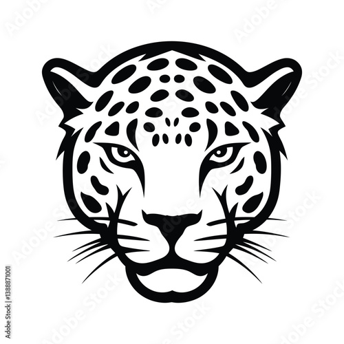 cheetah Head Silhouette