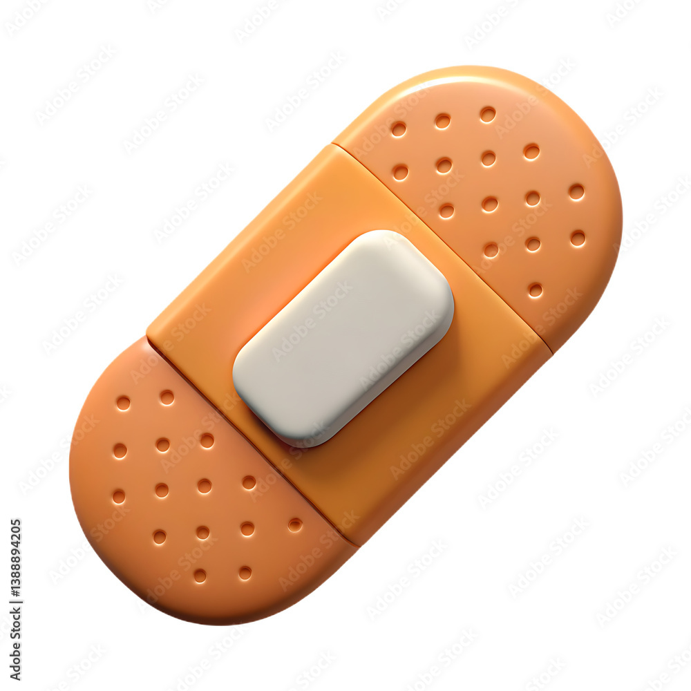 3D Medical Bandage Icon PNG – Adhesive Plaster Isolated on Transparent Background 3D Medical Bandage Icon PNG – Adhesive Plaster Isolated on Transparent Background