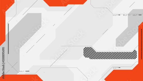 Abstract background futuristic banner cyberpunk style