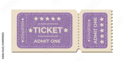 Ticket for entry to a local event, showcasing art and culture in a vibrant community