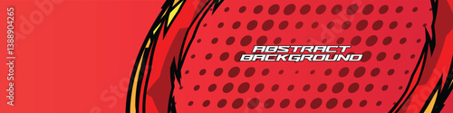 Abstract racing banner vector with dynamic lines and neon colors, perfect for gamers and e-sports themes. High energy and modern design.