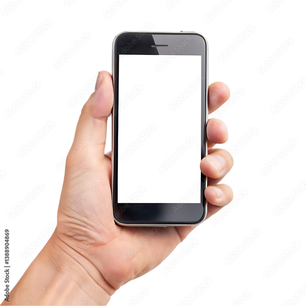 Blank Smartphone Screen Mockup Blank Smartphone Screen Mockup