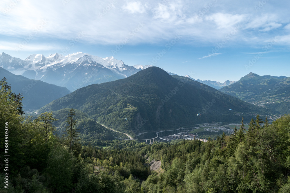 Obraz premium Haute Savoie : vallée du Mont Blanc 1