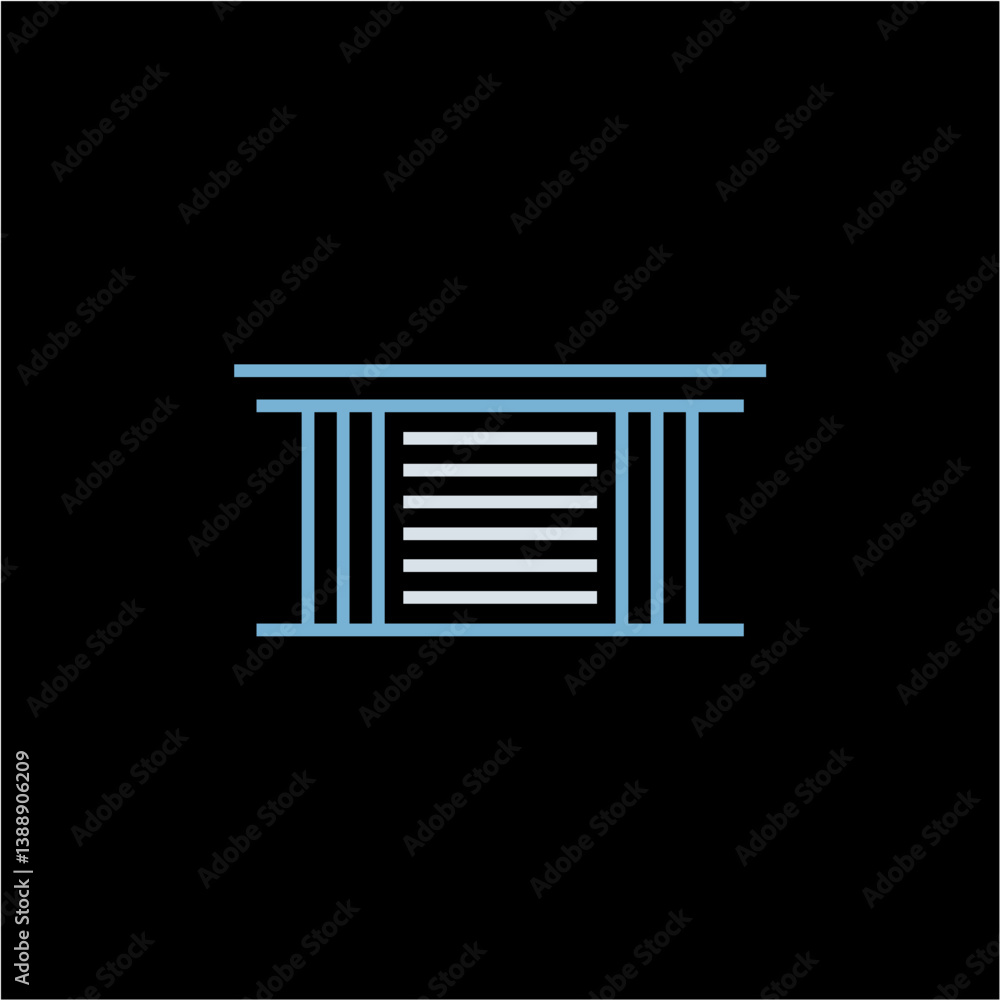 Minimalist Roman Garage Architecture Logo Design Minimalist Roman Garage Architecture Logo Design