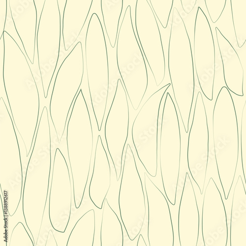 Spring flowers seamless pattern. Floral doodle tulips blossom. Hand drawn illustration for surface design