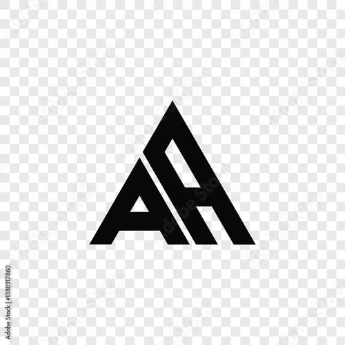 70 a logo alphabet  geometric letter triangle educational word A A