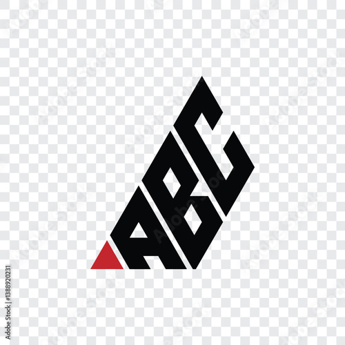 97 a logo alphabet word letter triangle geometric educational A B C