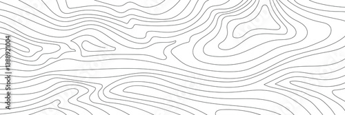 Wood texture imitation, hand drawn wood plank, black lines on white background, vector design, banner