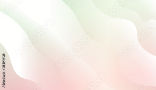 Blurred Decorative Design In Modern Style With Wave, Curve Lines. For Elegant Pattern Cover Book. Vector Illustration with Color Gradient.