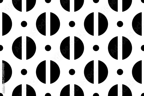 Seamless abstract geometric pattern. Vector Illustration.