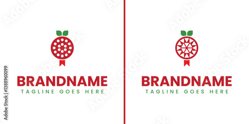 Pomegranate Bookmark Logo, symbolizing knowledge, vitality, and fruitful learning