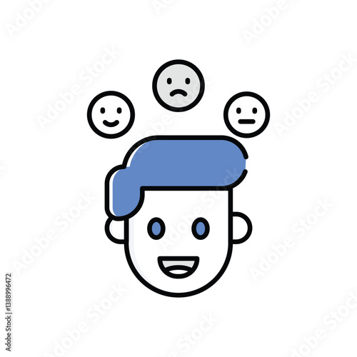Emotional Intelligence  Vector icon