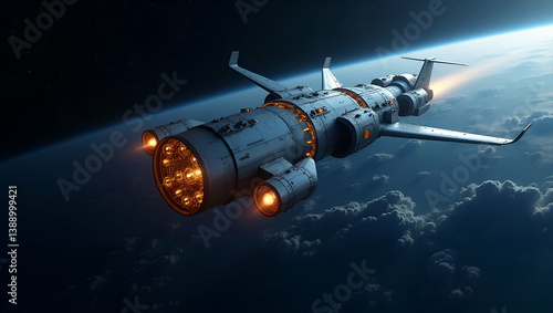 Wallpaper Mural Revolutionizing Space Travel: Innovative Orbital Tourism Spacecraft Design with Advanced Safety Protocols and Integrated Propulsion Systems for Secure Commercial Launch Operations Torontodigital.ca