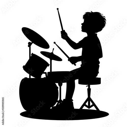 Child Drummer Beat