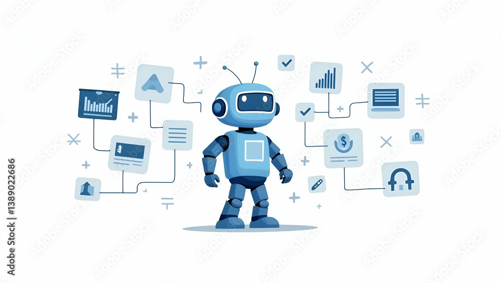 Dynamic Data Analysis with AI Agents: A Modern Flat Illustration of Neural Networks in Action within Innovative Digital Frameworks Dynamic Data Analysis with AI Agents: A Modern Flat Illustration of Neural Networks in Action within Innovative Digital Frameworks
