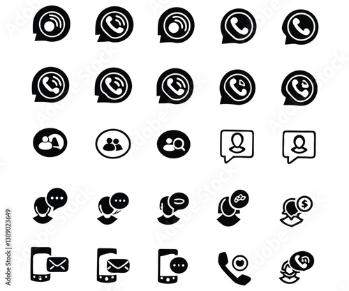 Skype icon set