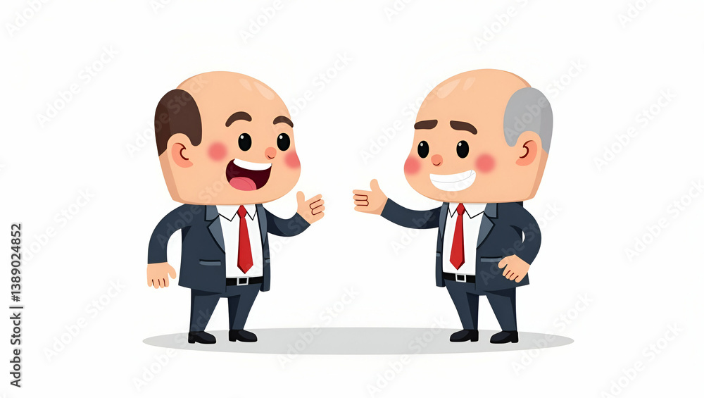 Explore the intricate relationship between trade wars and foreign policy in a cute vector illustration, highlighting global market implications and diplomacy. Explore the intricate relationship between trade wars and foreign policy in a cute vector illustration, highlighting global market implications and diplomacy.