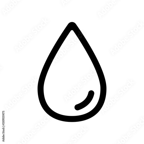 水滴のアイコンイラスト