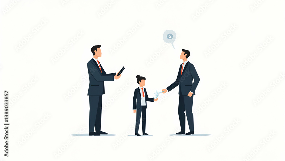 Refined Diplomatic Backchanneling: Analyzing Covert Negotiations and Secret Dialogues in Subtle Statecraft - A Simple Flat Vector Illustration Refined Diplomatic Backchanneling: Analyzing Covert Negotiations and Secret Dialogues in Subtle Statecraft - A Simple Flat Vector Illustration