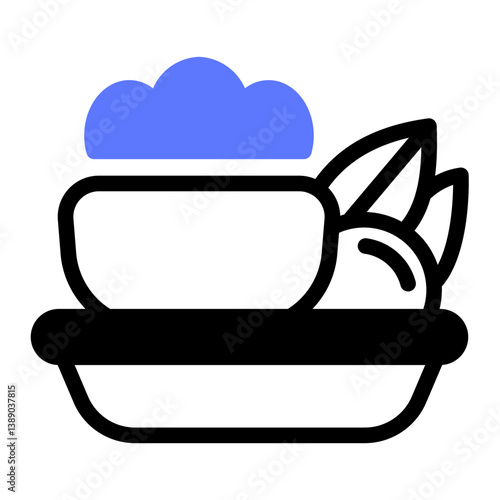 This Bunny chow icon is suitable for Africa, Africa Day, etc